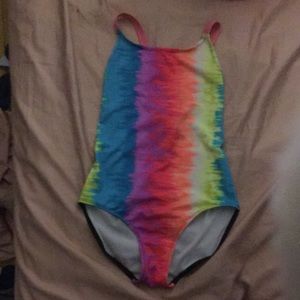A one piece bathing suit girls size 14/16